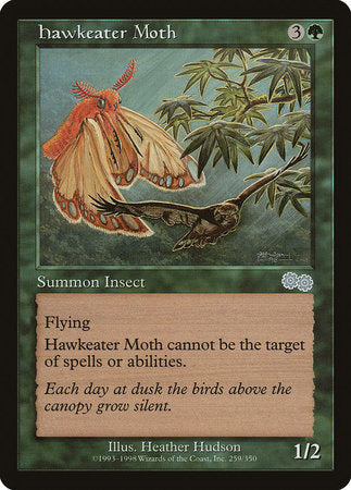 Hawkeater Moth [Urza's Saga] | Black Swamp Games