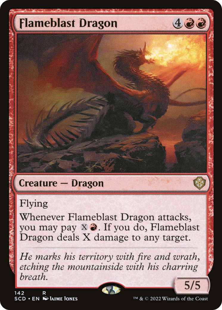 Flameblast Dragon [Starter Commander Decks] | Black Swamp Games