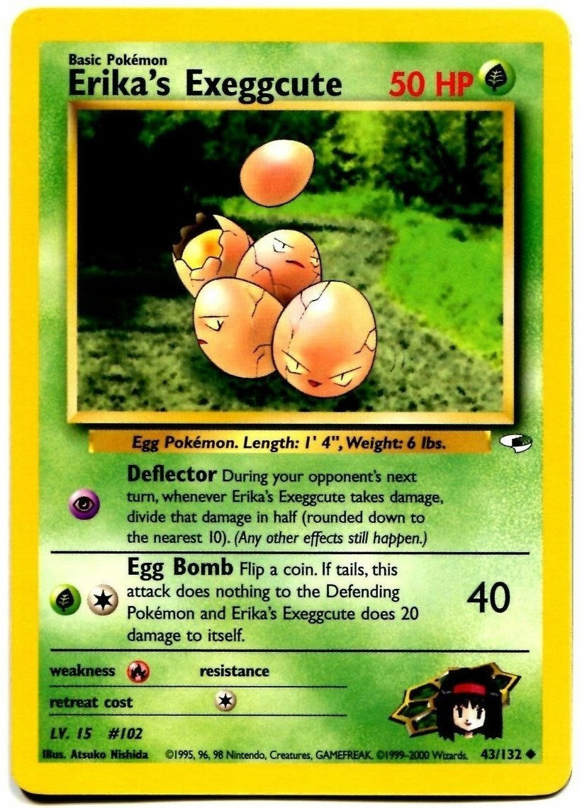 Erika's Exeggcute (43/132) [Gym Heroes Unlimited] | Black Swamp Games