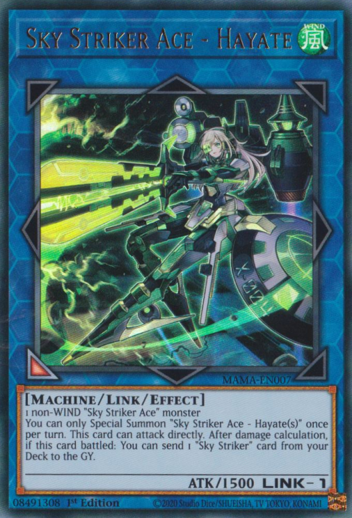 Sky Striker Ace - Hayate [MAMA-EN007] Ultra Rare | Black Swamp Games