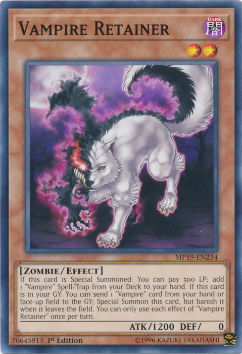 Vampire Retainer [MP19-EN234] Common | Black Swamp Games