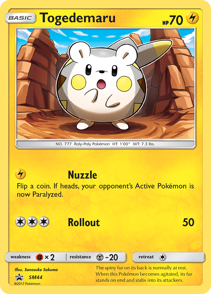 Togedemaru (SM44) [Sun & Moon: Black Star Promos] | Black Swamp Games