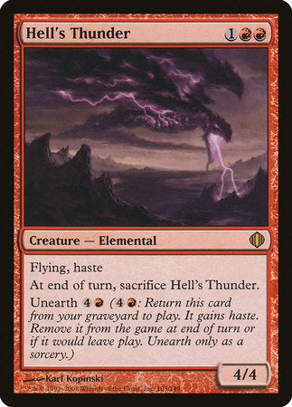Hell's Thunder [Shards of Alara] | Black Swamp Games