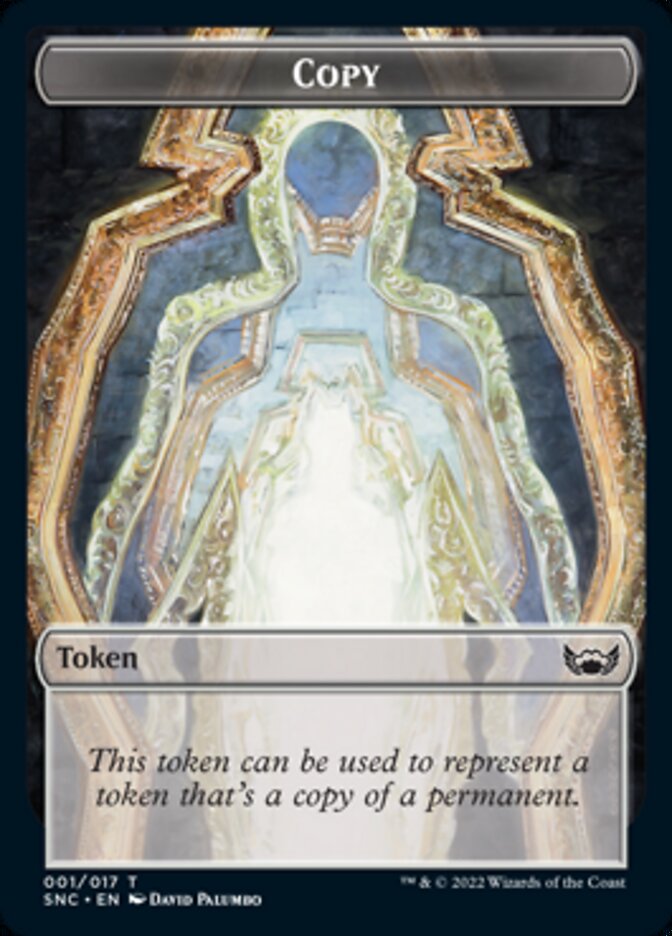 Manifest // Copy Double-sided Token [Streets of New Capenna Commander Tokens] | Black Swamp Games