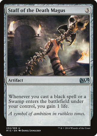 Staff of the Death Magus [Magic 2015] | Black Swamp Games