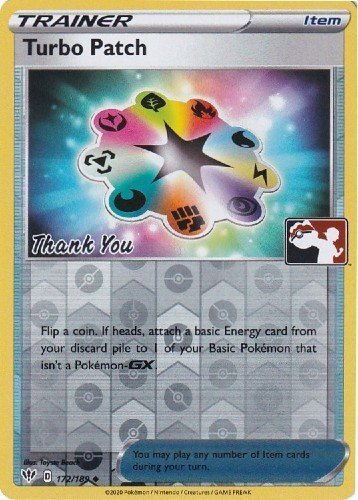 Turbo Patch (172/189) (Pokemon League) [Sword & Shield: Darkness Ablaze] | Black Swamp Games