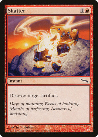 Shatter [Mirrodin] | Black Swamp Games