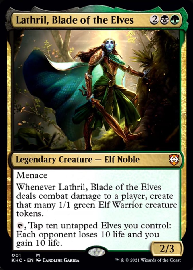 Lathril, Blade of the Elves [Kaldheim Commander] | Black Swamp Games