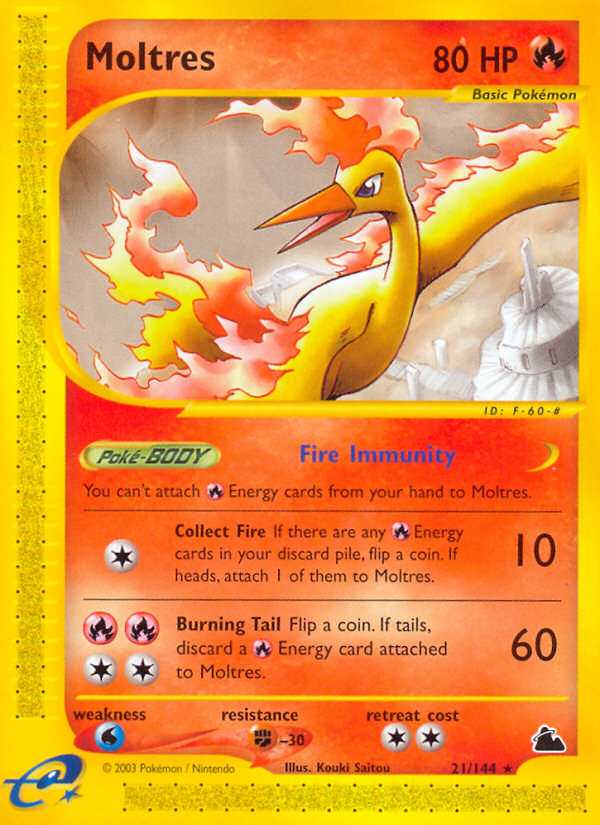 Moltres (21/144) [Skyridge] | Black Swamp Games