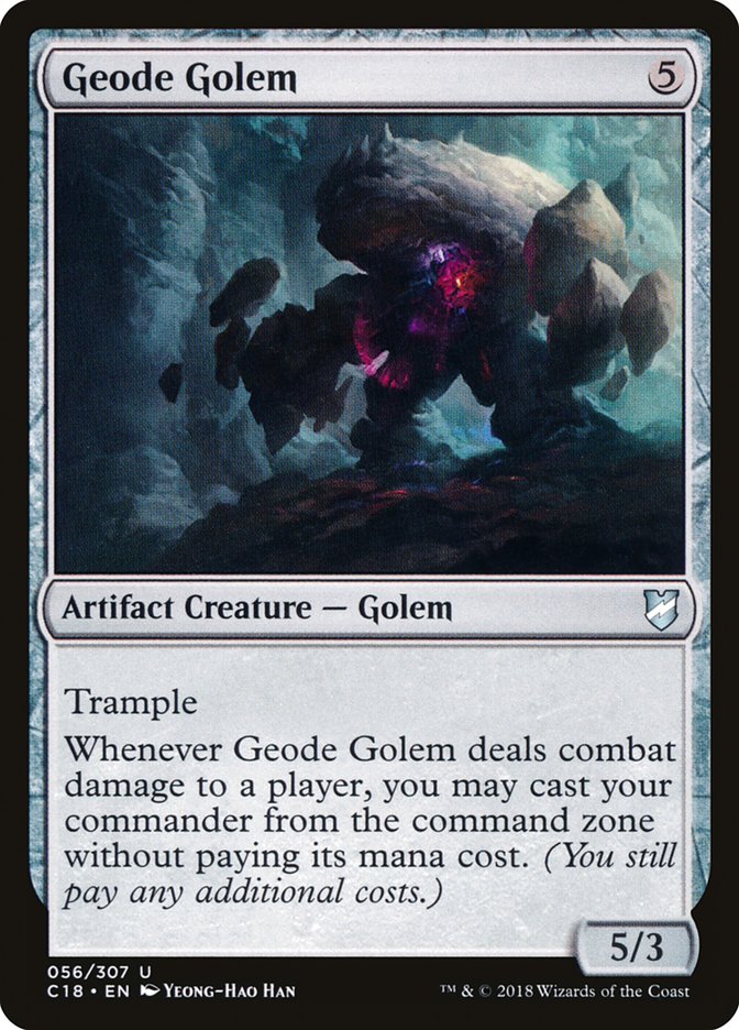 Geode Golem [Commander 2018] | Black Swamp Games