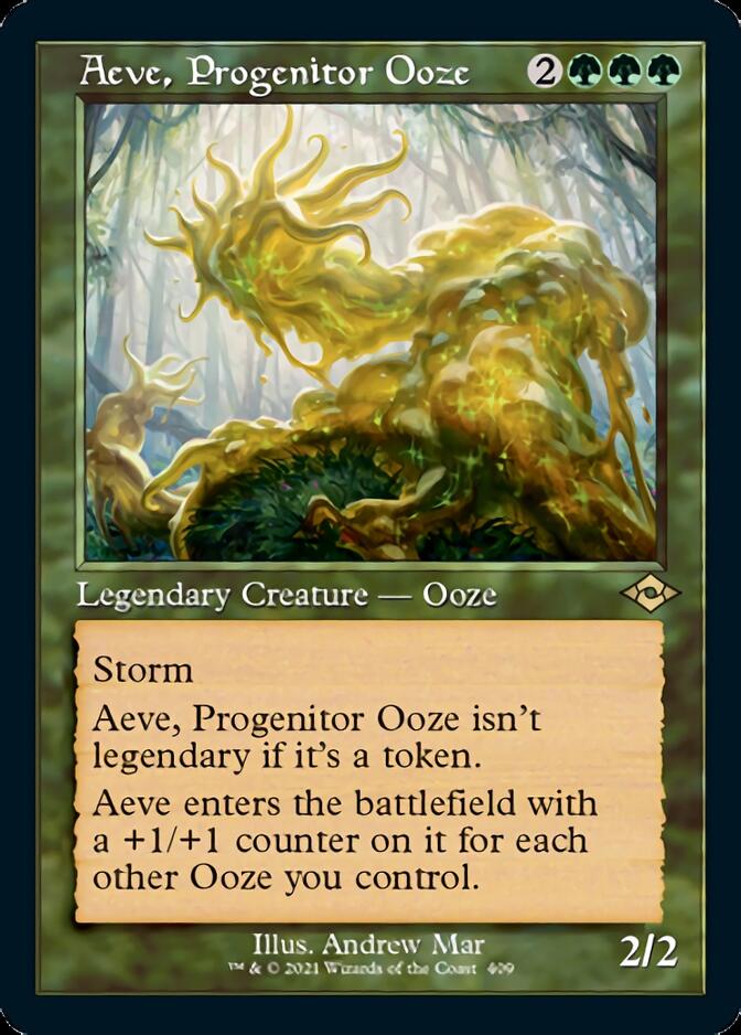 Aeve, Progenitor Ooze (Retro Foil Etched) [Modern Horizons 2] | Black Swamp Games