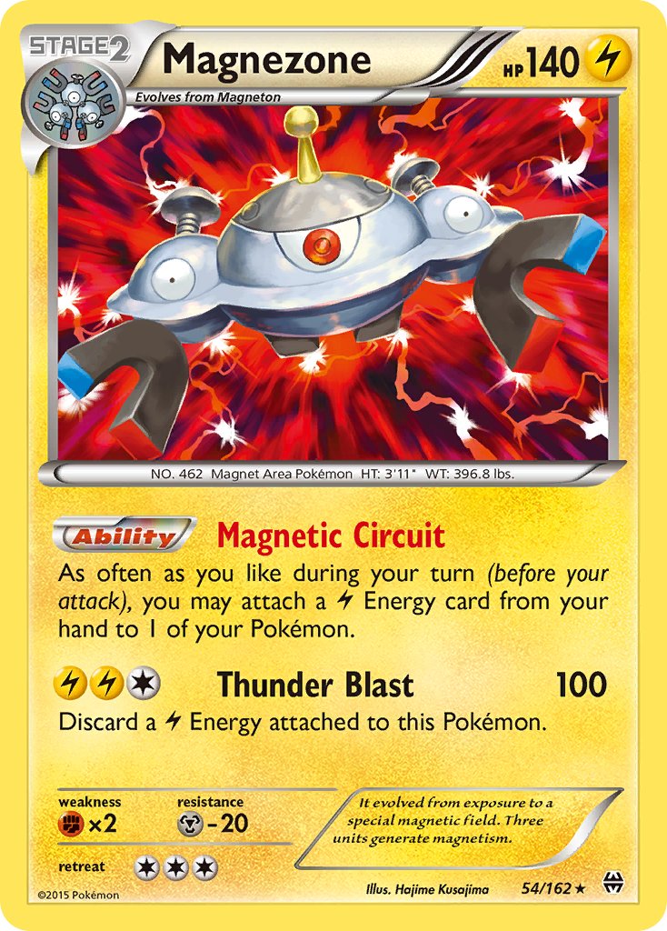 Magnezone (54/162) (Theme Deck Exclusive) [XY: BREAKthrough] | Black Swamp Games