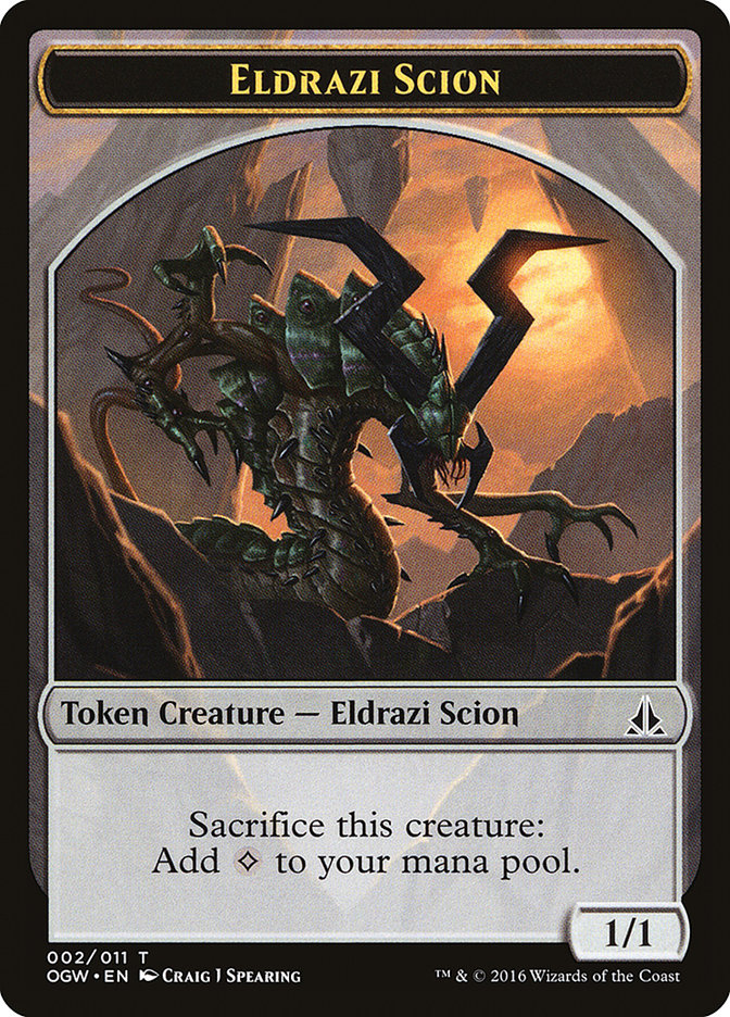 Eldrazi Scion (002/011) [Oath of the Gatewatch Tokens] | Black Swamp Games