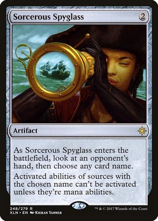 Sorcerous Spyglass [Ixalan] | Black Swamp Games