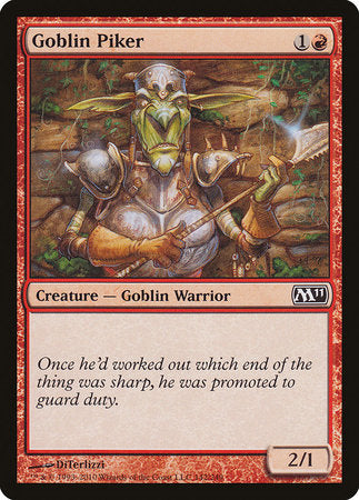 Goblin Piker [Magic 2011] | Black Swamp Games