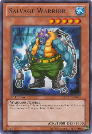 Salvage Warrior [EXVC-EN003] Rare | Black Swamp Games