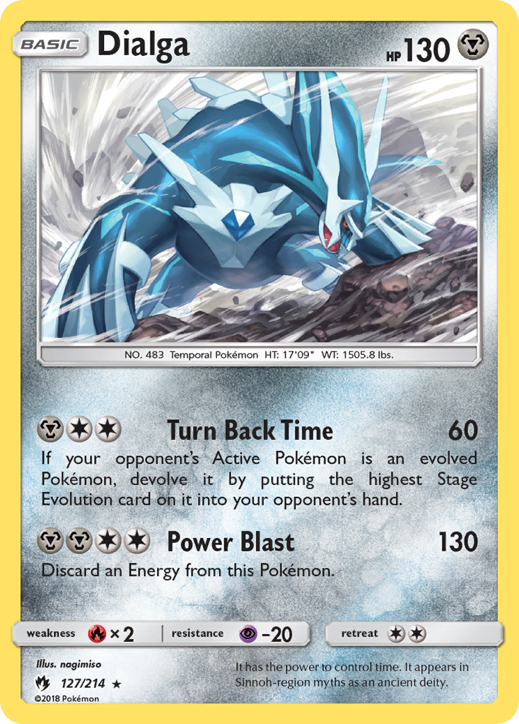 Dialga (127/214) [Sun & Moon: Lost Thunder] | Black Swamp Games