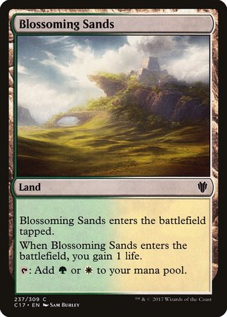 Blossoming Sands [Commander 2017] | Black Swamp Games