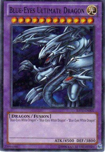 Blue-Eyes Ultimate Dragon [BATT-EN001] Starfoil Rare | Black Swamp Games