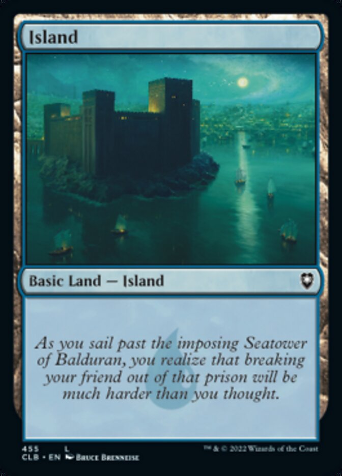 Island (455) [Commander Legends: Battle for Baldur's Gate] | Black Swamp Games