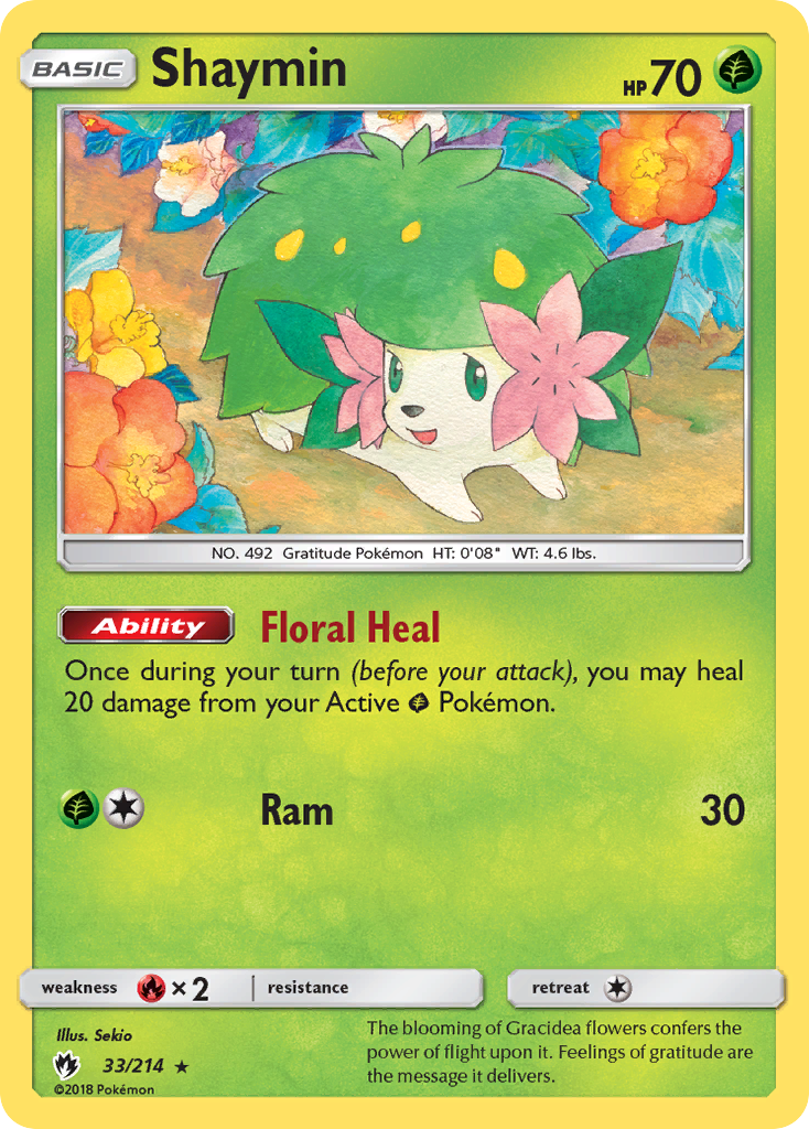 Shaymin (33/214) [Sun & Moon: Lost Thunder] | Black Swamp Games