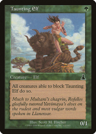 Taunting Elf [Urza's Destiny] | Black Swamp Games