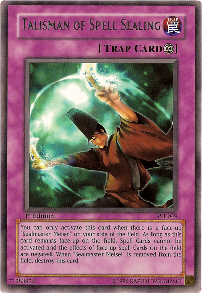 Talisman of Spell Sealing [AST-049] Rare | Black Swamp Games