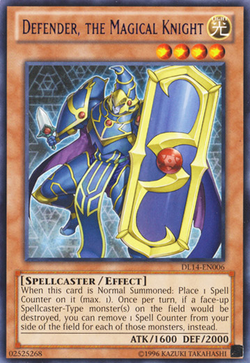 Defender, the Magical Knight (Purple) [DL14-EN006] Rare | Black Swamp Games