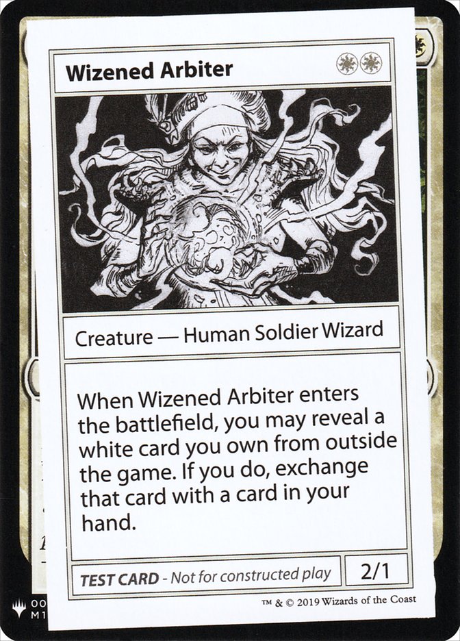 Wizened Arbiter [Mystery Booster Playtest Cards] | Black Swamp Games