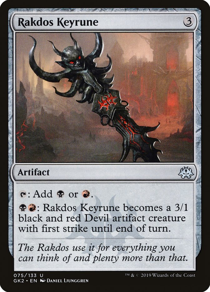 Rakdos Keyrune [Ravnica Allegiance Guild Kit] | Black Swamp Games