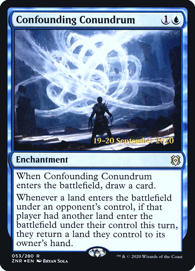 Confounding Conundrum  [Zendikar Rising Prerelease Promos] | Black Swamp Games