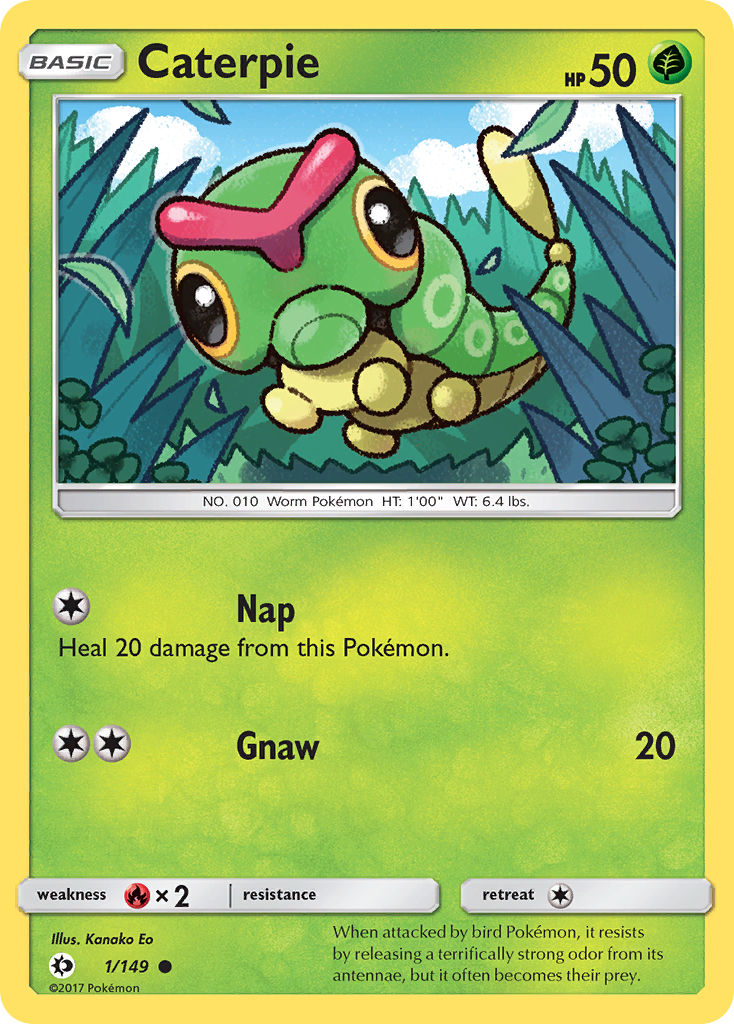 Caterpie (1/149) [Sun & Moon: Base Set] | Black Swamp Games