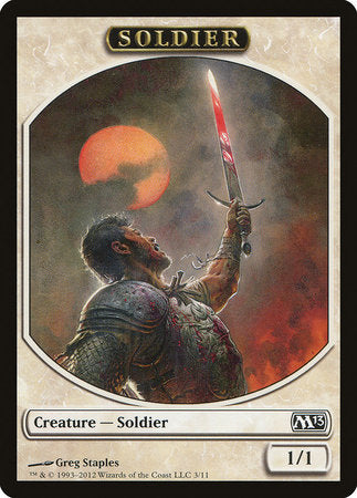 Soldier Token [Magic 2013 Tokens] | Black Swamp Games