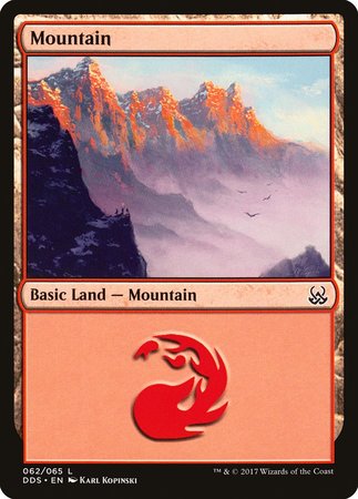 Mountain (62) [Duel Decks: Mind vs. Might] | Black Swamp Games