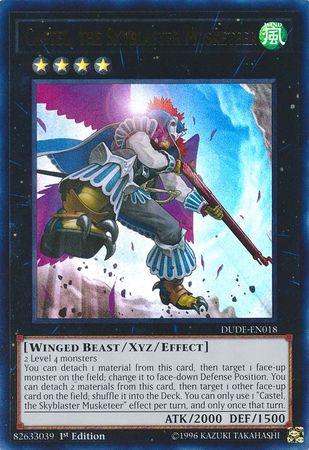 Castel, the Skyblaster Musketeer [DUDE-EN018] Ultra Rare | Black Swamp Games