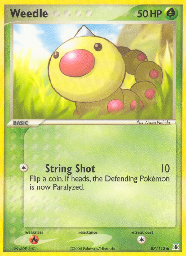 Weedle (87/113) [EX: Delta Species] | Black Swamp Games