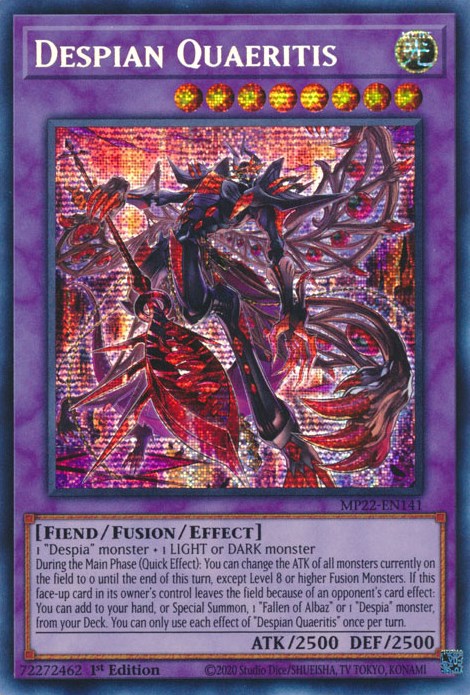 Despian Quaeritis [MP22-EN141] Prismatic Secret Rare | Black Swamp Games
