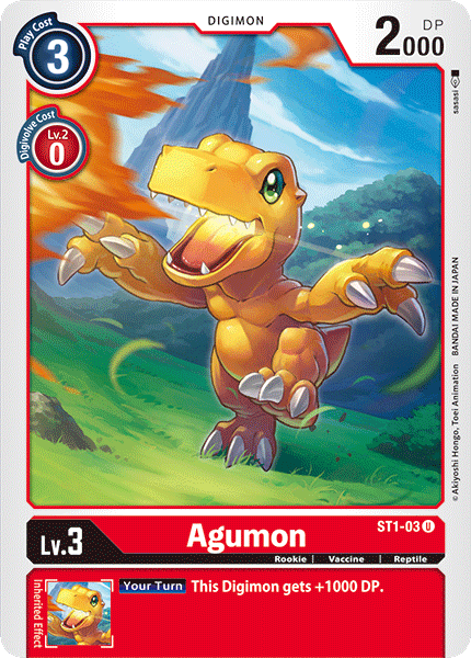 Agumon [ST1-03] [Starter Deck: Gaia Red] | Black Swamp Games