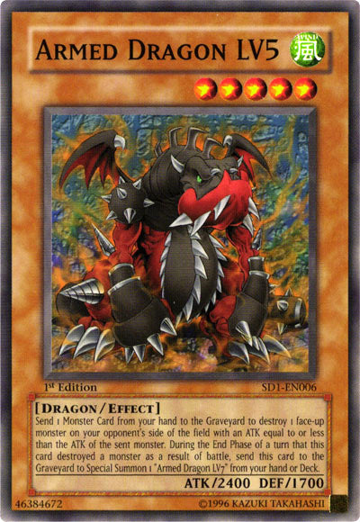 Armed Dragon LV5 [SD1-EN006] Common | Black Swamp Games
