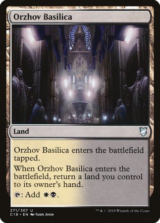 Orzhov Basilica [Commander 2018] | Black Swamp Games