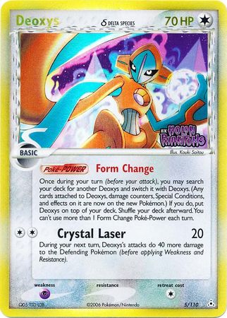 Deoxys (5/110) (Delta Species) (Stamped) [EX: Holon Phantoms] | Black Swamp Games