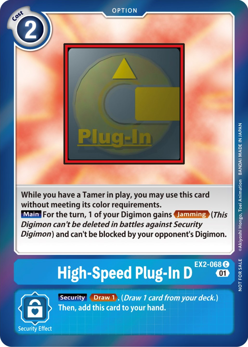 High-Speed Plug-In D [EX2-068] (Event Pack 4) [Digital Hazard Promos] | Black Swamp Games