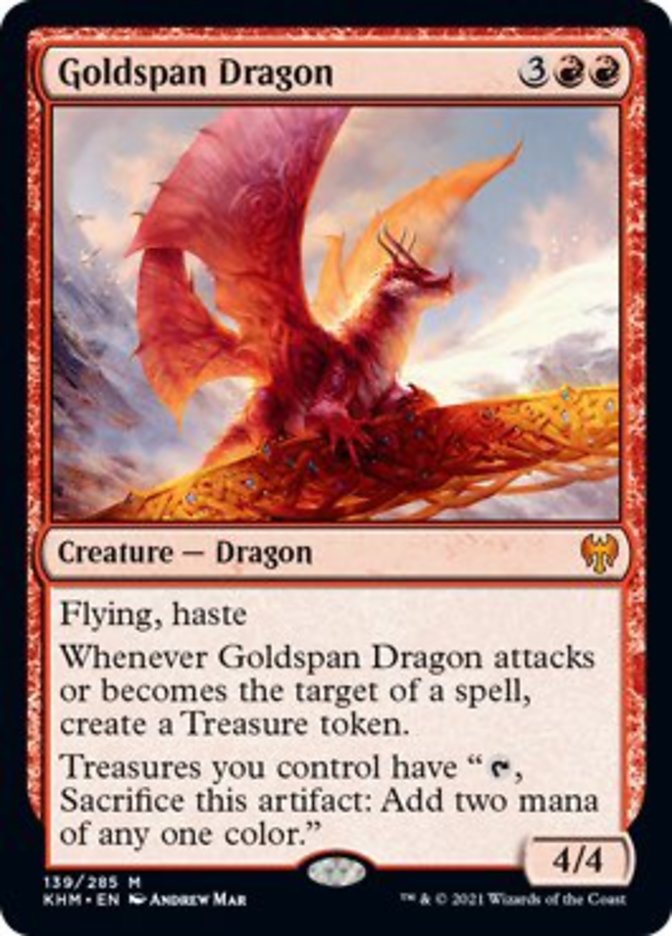 Goldspan Dragon [Kaldheim] | Black Swamp Games