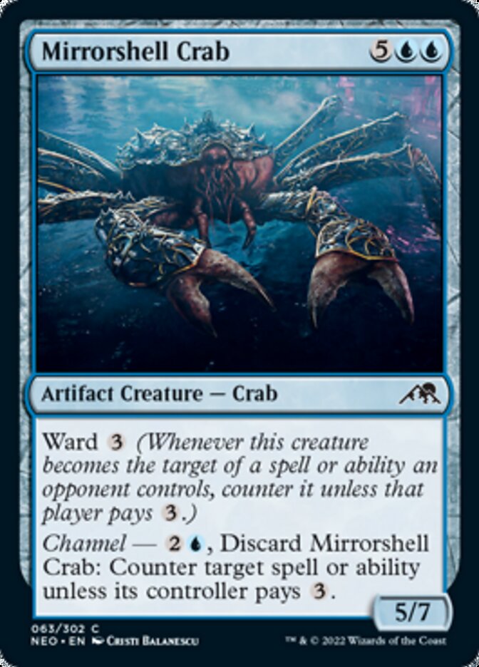 Mirrorshell Crab [Kamigawa: Neon Dynasty] | Black Swamp Games