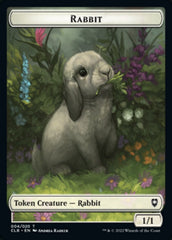 Treasure // Rabbit Double-sided Token [Commander Legends: Battle for Baldur's Gate Tokens] | Black Swamp Games