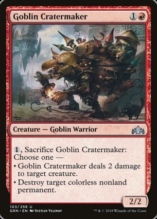 Goblin Cratermaker [Guilds of Ravnica] | Black Swamp Games