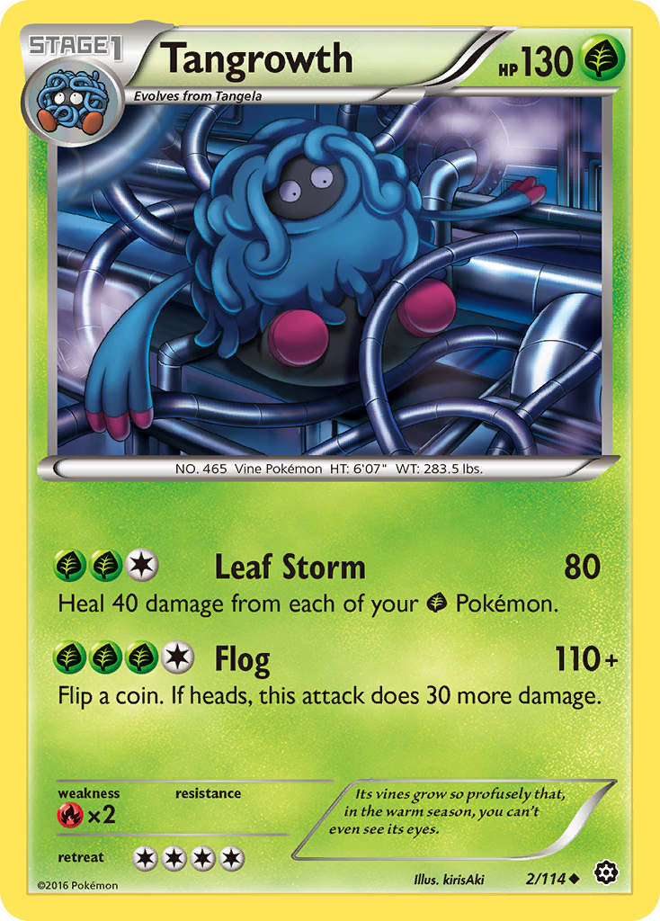 Tangrowth (2/114) [XY: Steam Siege] | Black Swamp Games