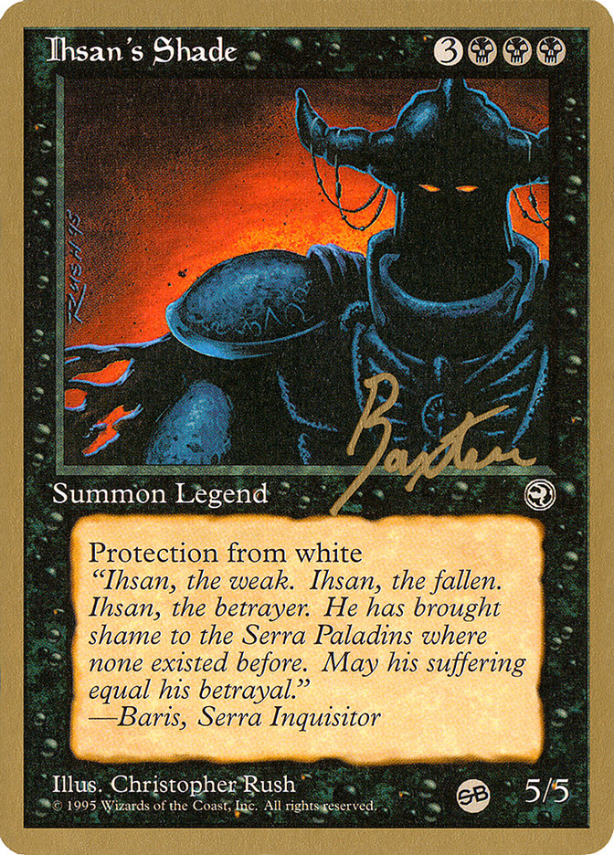 Ihsan's Shade (George Baxter) (SB) [Pro Tour Collector Set] | Black Swamp Games