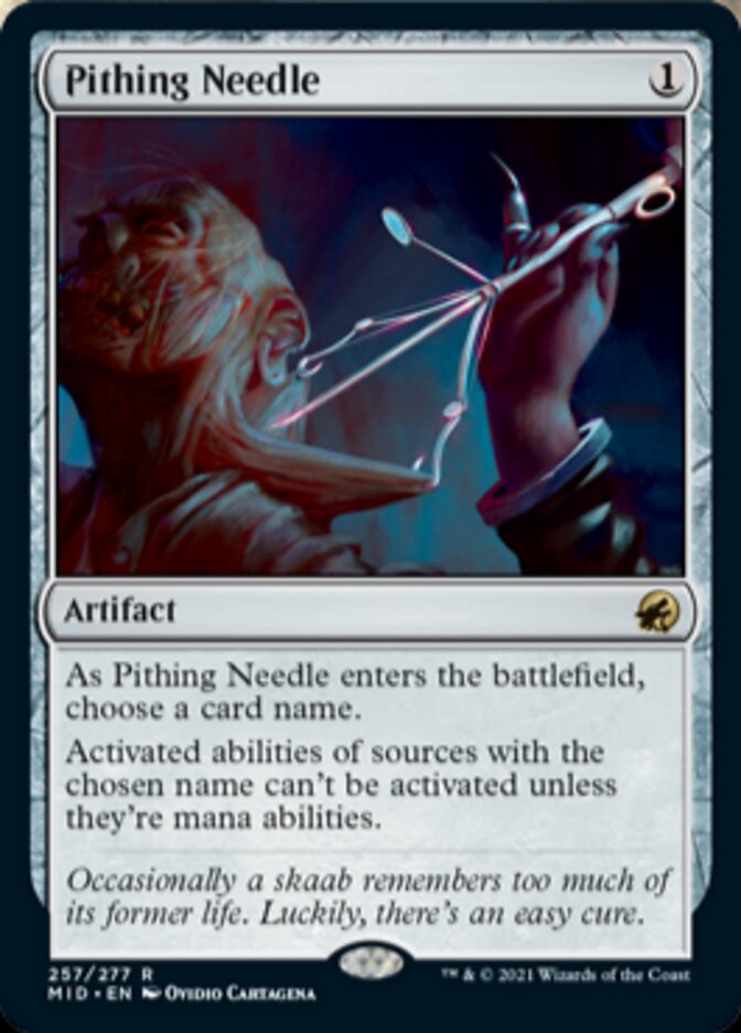 Pithing Needle [Innistrad: Midnight Hunt] | Black Swamp Games