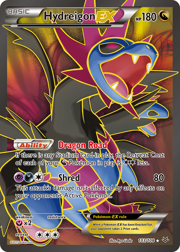 Hydreigon EX (103/108) [XY: Roaring Skies] | Black Swamp Games